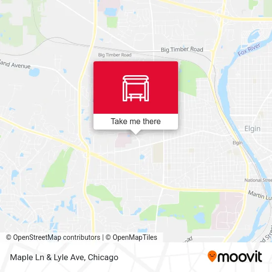 Maple Ln & Lyle Ave map