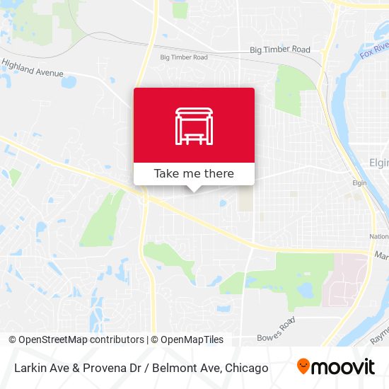 Larkin Ave & Provena Dr / Belmont Ave map