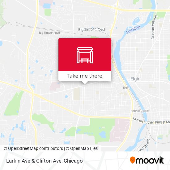 Mapa de Larkin Ave & Clifton Ave