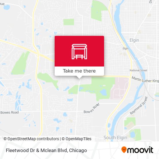 Mapa de Fleetwood Dr & Mclean Blvd
