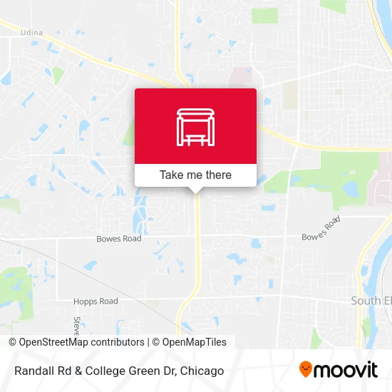 Randall Rd & College Green Dr map