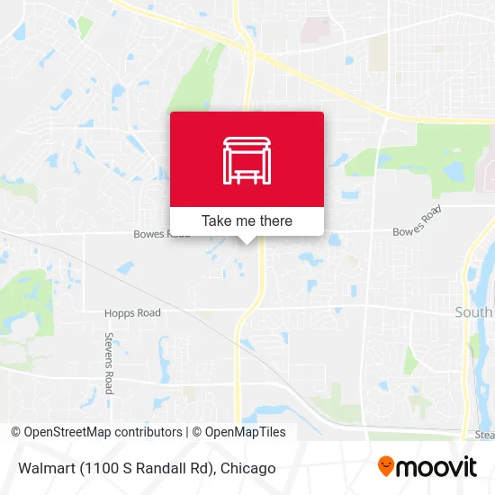Walmart (1100 S Randall Rd) map