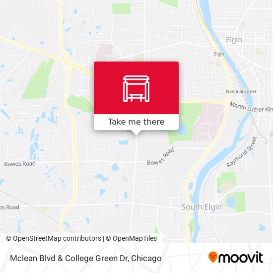 Mclean Blvd & College Green Dr map