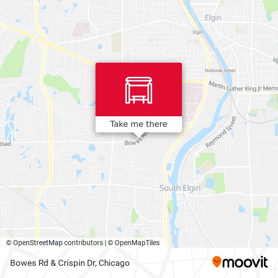 Bowes Rd & Crispin Dr map