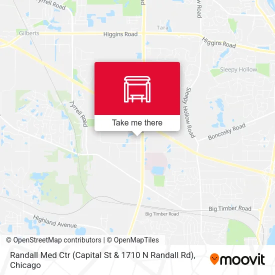 Randall Med Ctr (Capital St & 1710 N Randall Rd) map