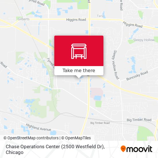 Chase Operations Center (2500 Westfield Dr) map