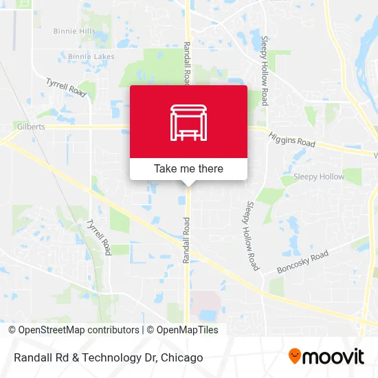 Randall Rd & Technology Dr map