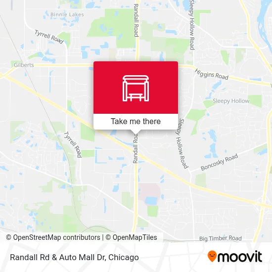 Randall Rd & Auto Mall Dr map