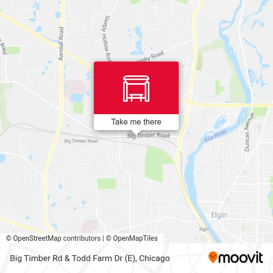Big Timber Rd & Todd Farm Dr (E) map
