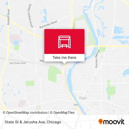 State St & Jerusha Ave map