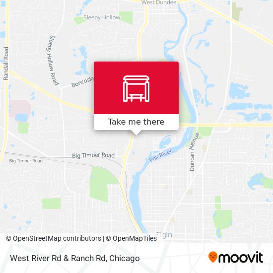 West River Rd & Ranch Rd map