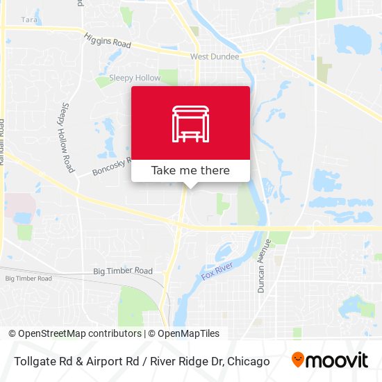 Tollgate Rd & Airport Rd / River Ridge Dr map