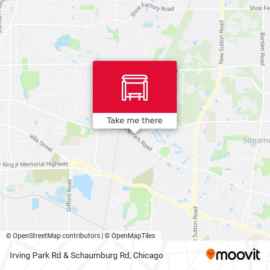 Irving Park Rd & Schaumburg Rd map