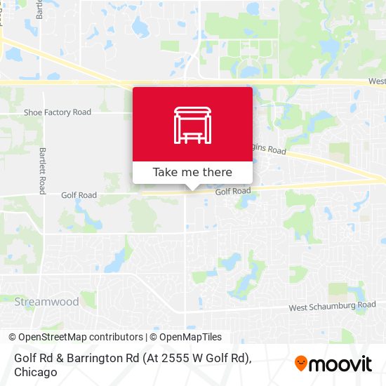 Golf Rd & Barrington Rd (At 2555 W Golf Rd) map