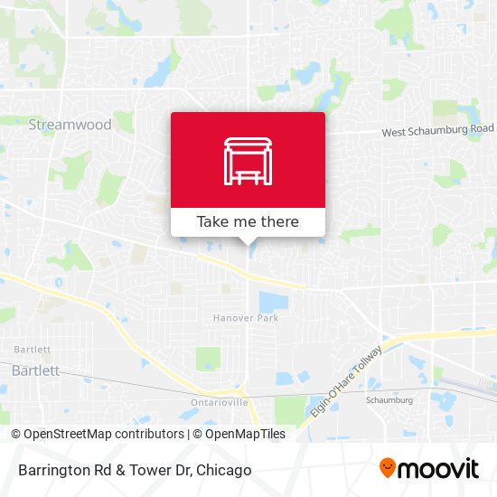 Barrington Rd & Tower Dr map