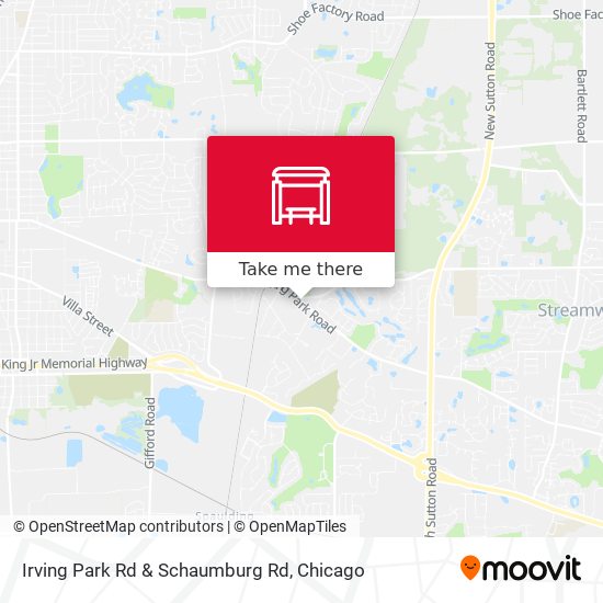 Irving Park Rd & Schaumburg Rd map