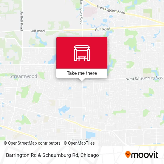 Barrington Rd & Schaumburg Rd map