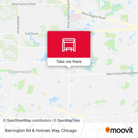 Barrington Rd & Holmes Way map