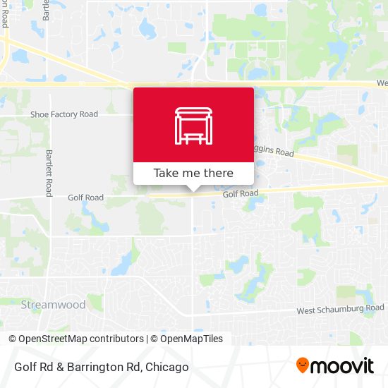 Golf Rd & Barrington Rd map