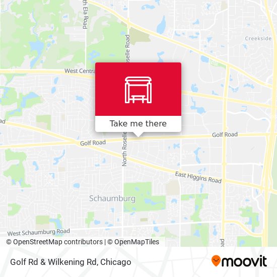 Mapa de Golf Rd & Wilkening Rd