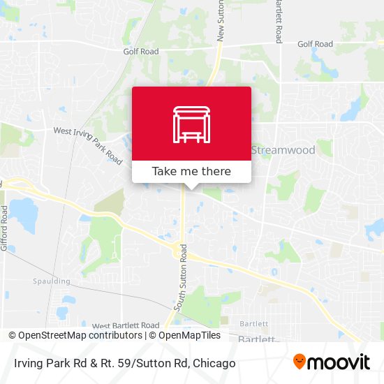 Mapa de Irving Park Rd & Rt. 59 / Sutton Rd