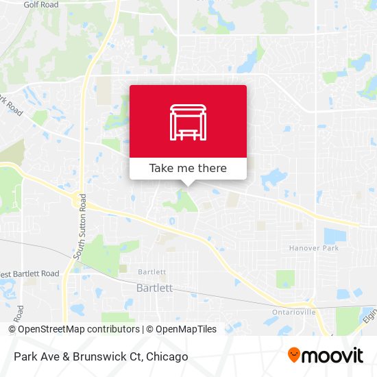 Mapa de Park Ave & Brunswick Ct