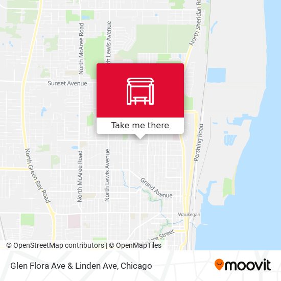 Glen Flora Ave & Linden Ave map