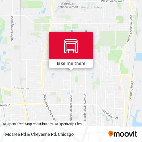 Mcaree Rd & Cheyenne Rd map