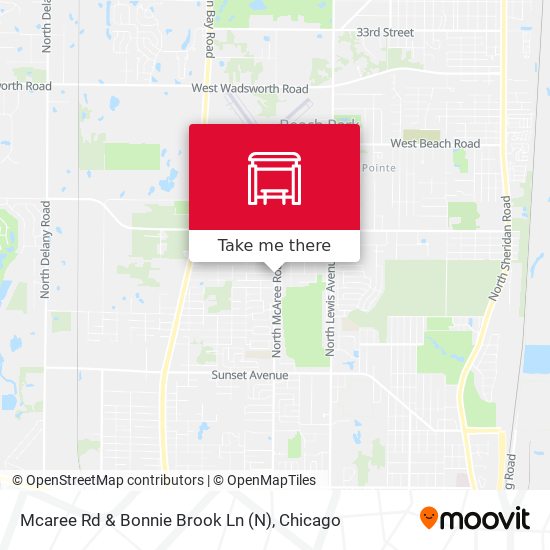 Mcaree Rd & Bonnie Brook Ln (N) map