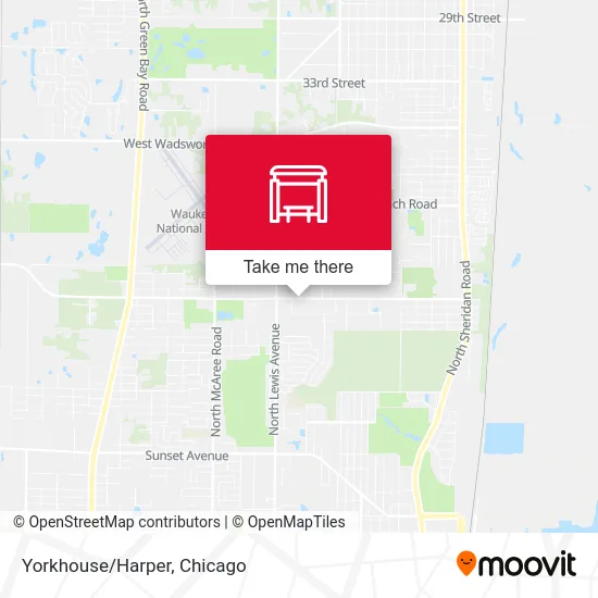 Yorkhouse/Harper map