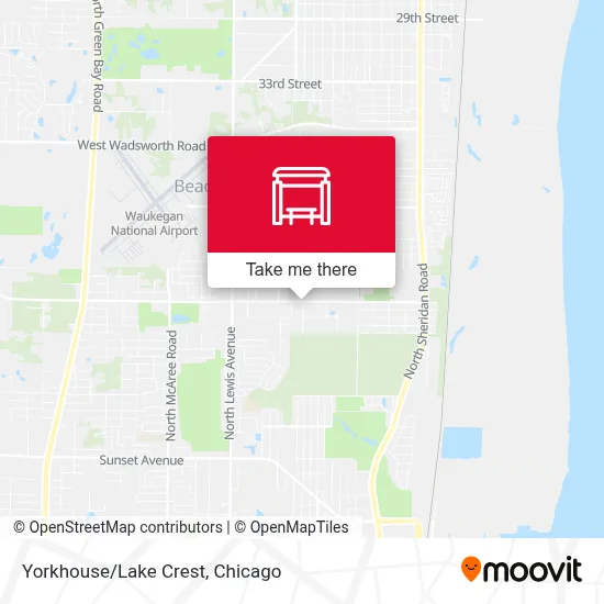Yorkhouse/Lake Crest map