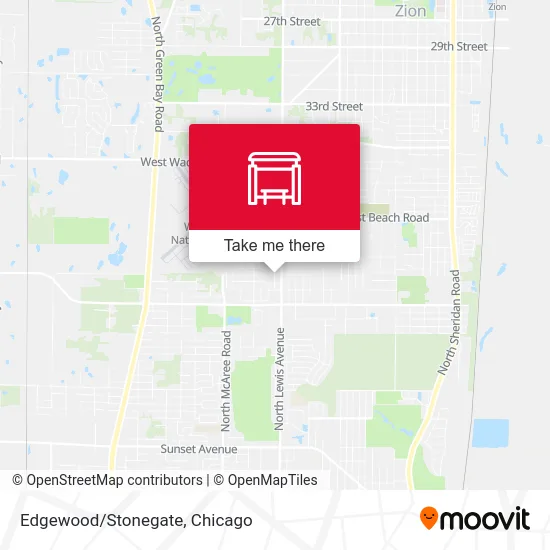 Edgewood/Stonegate map