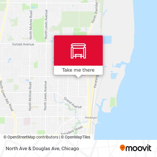 North Ave & Douglas Ave map