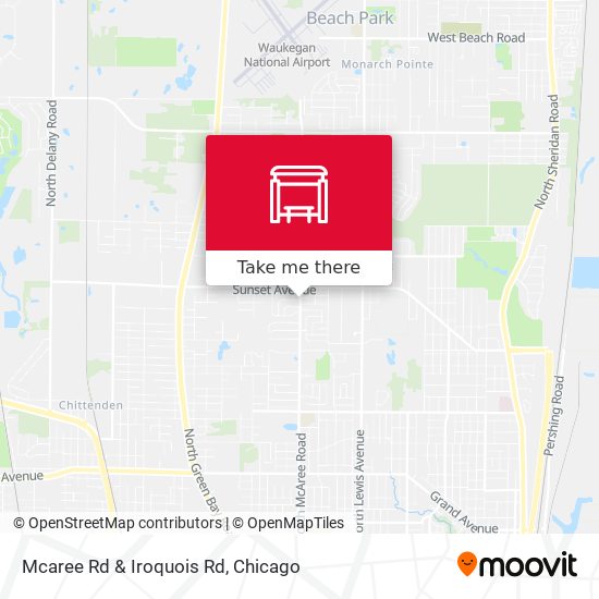 Mcaree Rd & Iroquois Rd map