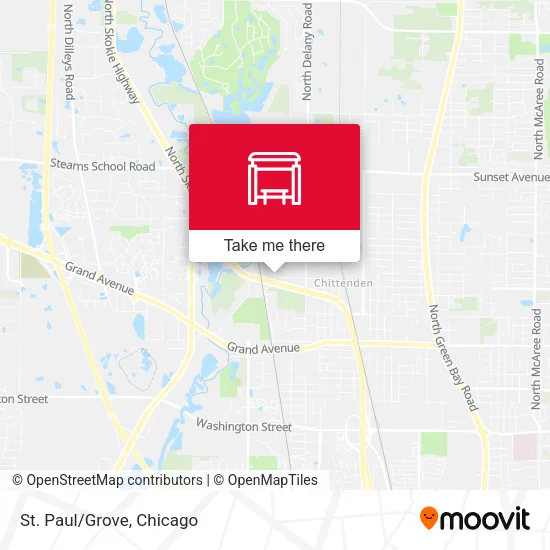 St. Paul/Grove map