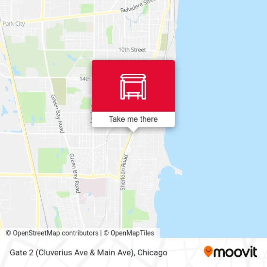 Gate 2 (Cluverius Ave & Main Ave) map