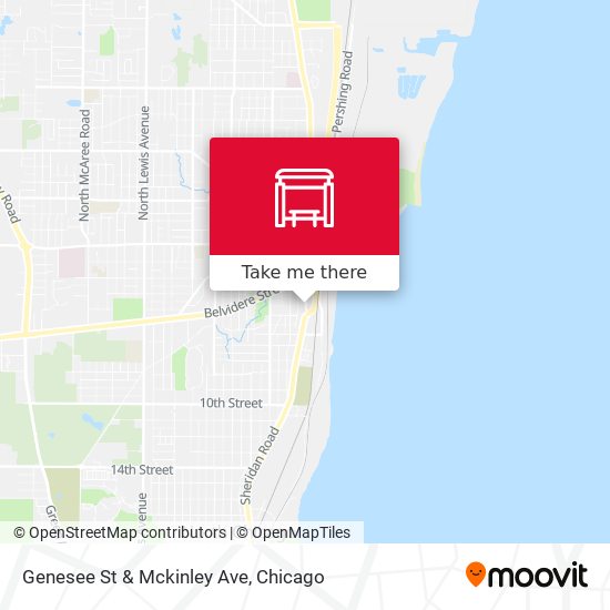 Genesee St & Mckinley Ave map
