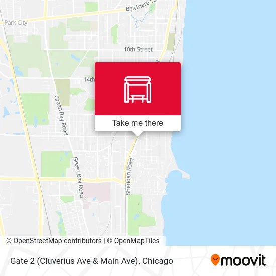 Gate 2 (Cluverius Ave & Main Ave) map
