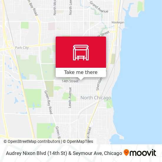Mapa de Audrey Nixon Blvd (14th St) & Seymour Ave