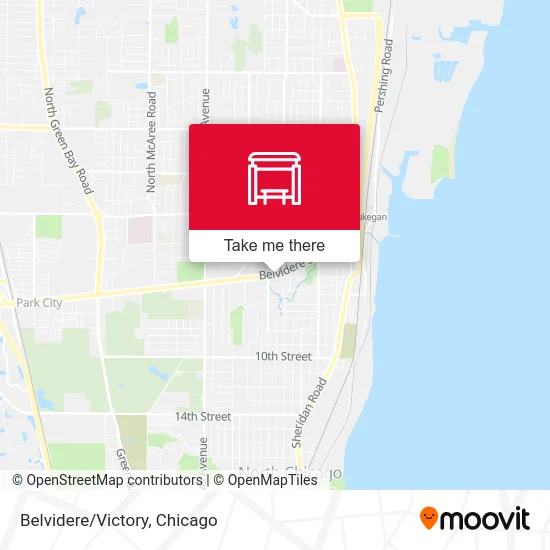 Belvidere/Victory map