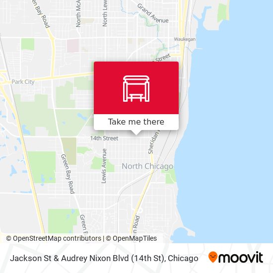 Mapa de Jackson St & Audrey Nixon Blvd (14th St)