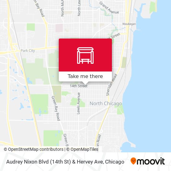 Mapa de Audrey Nixon Blvd (14th St) & Hervey Ave