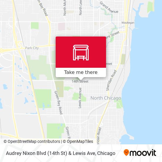 Mapa de Audrey Nixon Blvd (14th St) & Lewis Ave