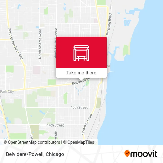 Belvidere/Powell map