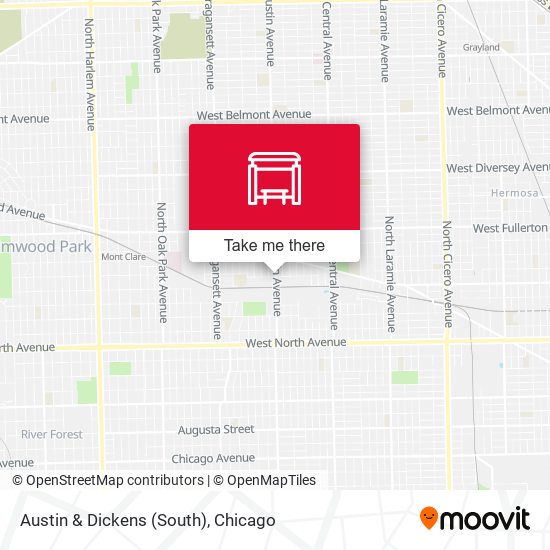 Mapa de Austin & Dickens (South)