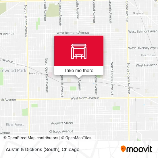 Austin & Dickens (South) map