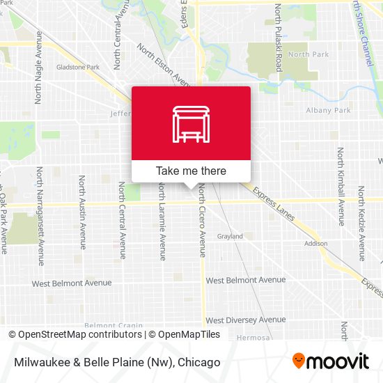 Mapa de Milwaukee & Belle Plaine (Nw)