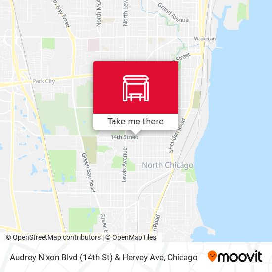 Mapa de Audrey Nixon Blvd (14th St) & Hervey Ave