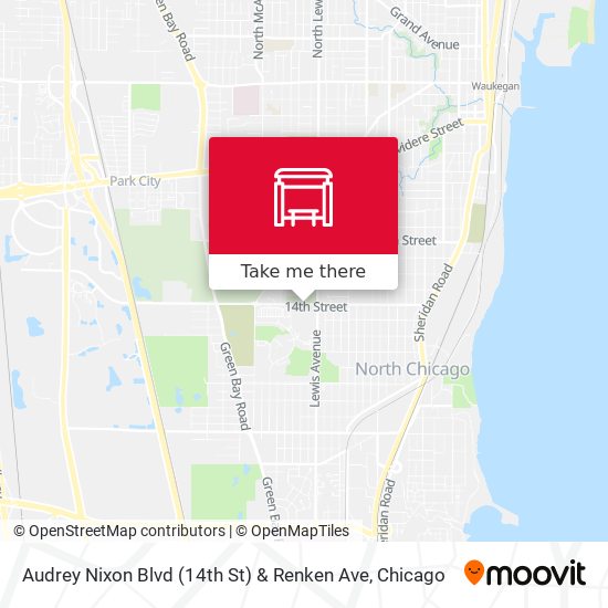 Mapa de Audrey Nixon Blvd (14th St) & Renken Ave
