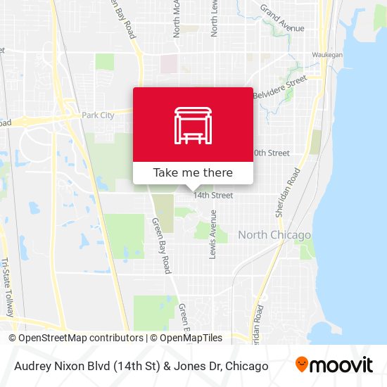 Audrey Nixon Blvd (14th St) & Jones Dr map